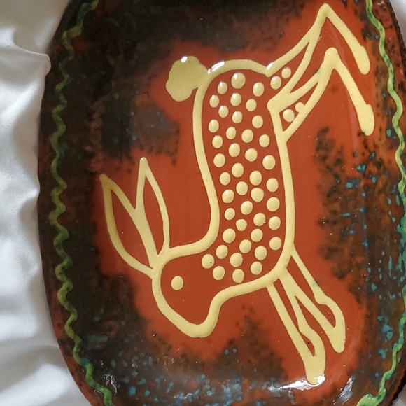 SIGNED Jeff White Redware Pottery of a Rabbit/Hare. Excellent Vintage (1990) con - Picture 3 of 11